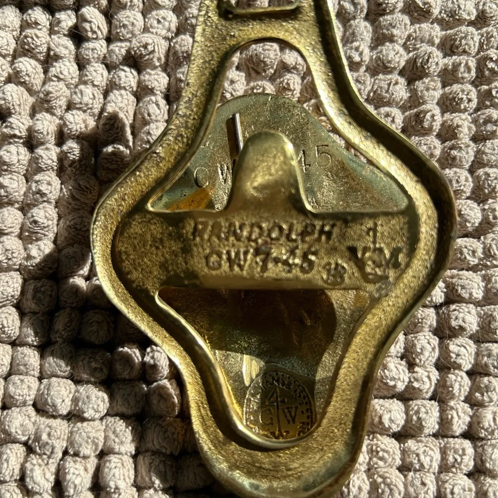 Virginia Brass Crafters Randolph CW 7-45 Solid  Paper Clip Holder